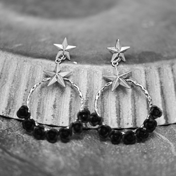 Desert Rose🌹Dangle Earrings - Picture 3 of 7